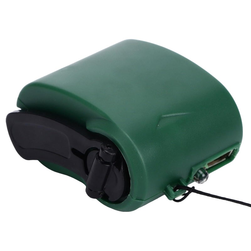 Green Hand Crank USB Emergency Charger Portable Power Generator For Outdoor Hiking - Image 5