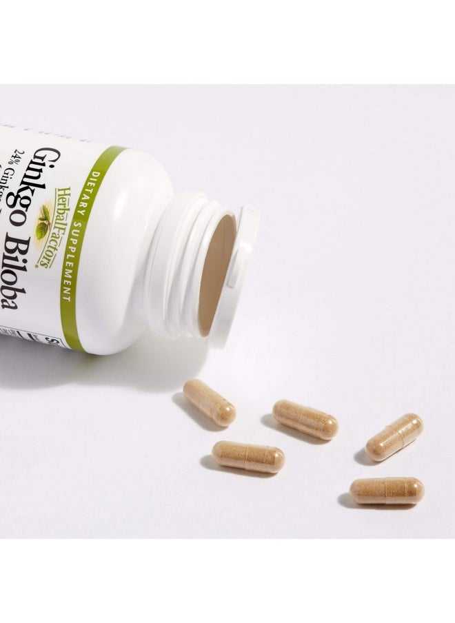 natural Factors - Herbalfactors By Natural Factors Ginkgo Biloba Supports Memory Mental Performance And Healthy Brain Function 60 Capsules (60 Servings) - Image 1