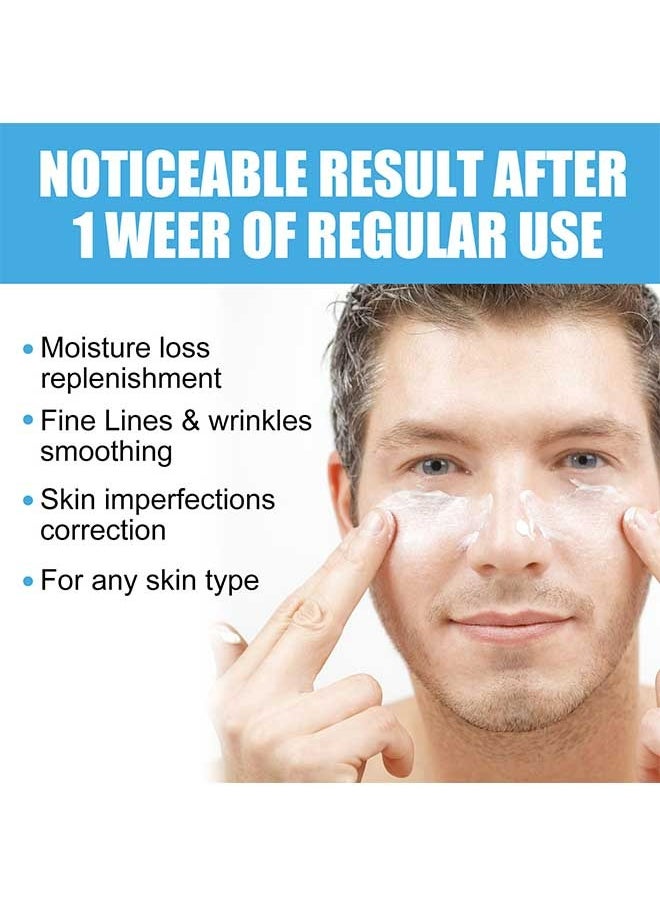 East Moon - Men's Moisturizing Anti-Aging Cream, Men's Face Moisturizer Cream, Anti Aging Wrinkle Treatment Cream for Men, Day & Night Skin Care Tightening Lotion - Image 1