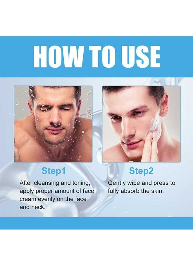 East Moon - Men's Moisturizing Anti-Aging Cream, Men's Face Moisturizer Cream, Anti Aging Wrinkle Treatment Cream for Men, Day & Night Skin Care Tightening Lotion - Image 1