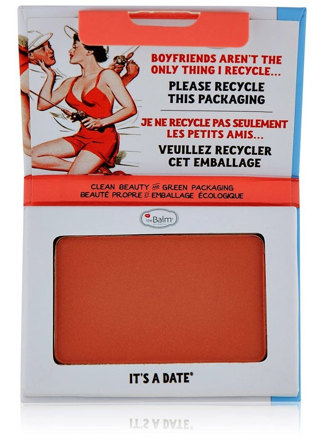 theBalm - Clean and Green Powder Blush - It's A Date - Image 1