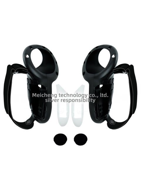 1 x 5 pcs Meta Quest 3 Controller Cover Signal-Unblocking Easy Battery Swap quest3 black handle cover