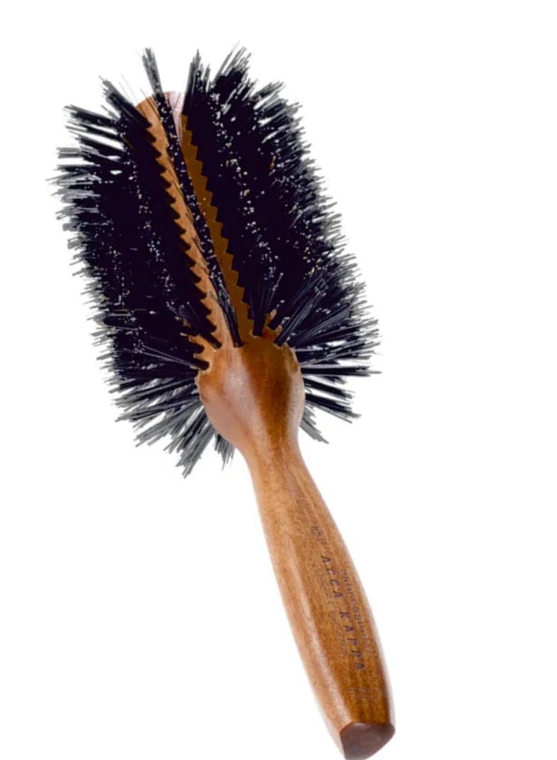 Acca Kappa Circular Wood Hairbrush  824 for Perfect Hairstyles 69mm,1un. - Image 1