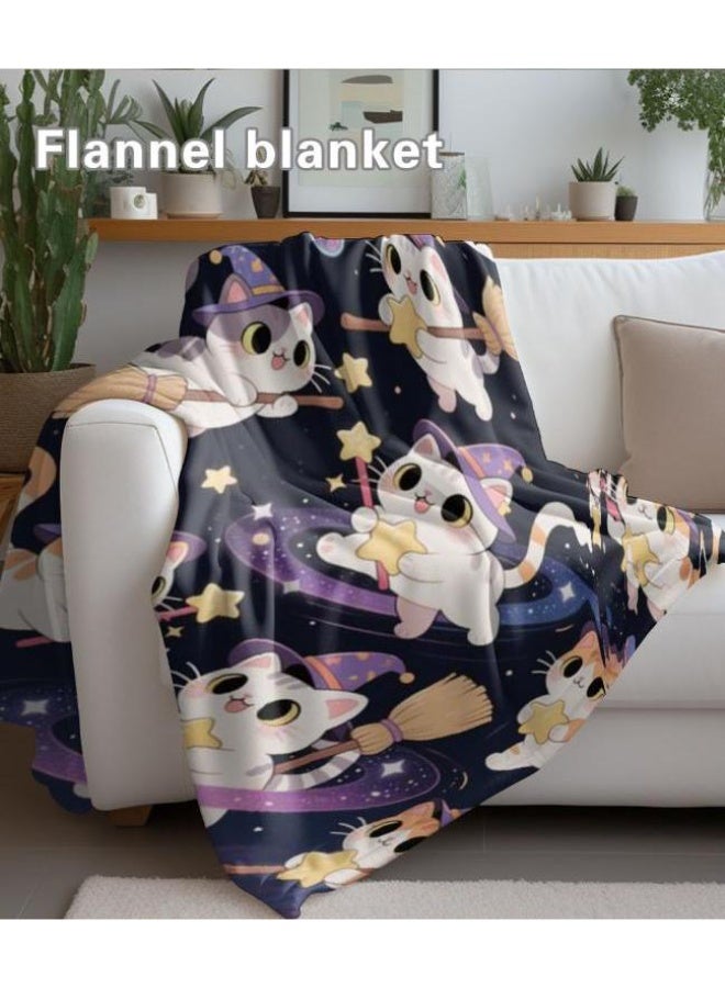 general Wisdom Fairy (latest) flannel thin blanket (warm and comfortable, suitable for sleep, game use, dust and sandproof) 150cm*200cm - 101 - Image 4