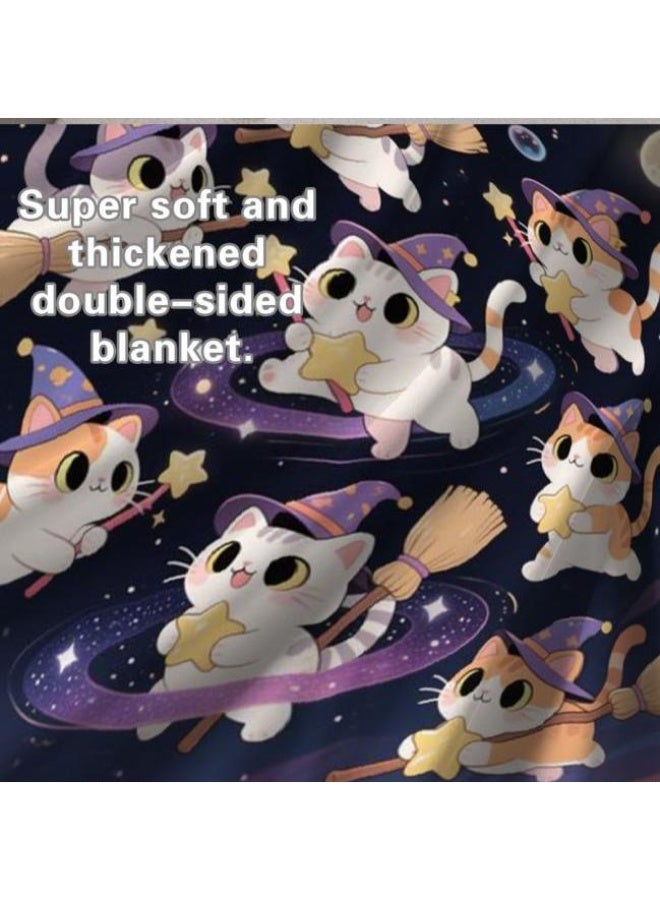 general Wisdom Fairy (latest) flannel thin blanket (warm and comfortable, suitable for sleep, game use, dust and sandproof) 150cm*200cm - 101 - Image 5