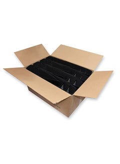 FIS FIS Pack of 24 Pieces PP Lever A4 Arch Box File Black  - Image 1