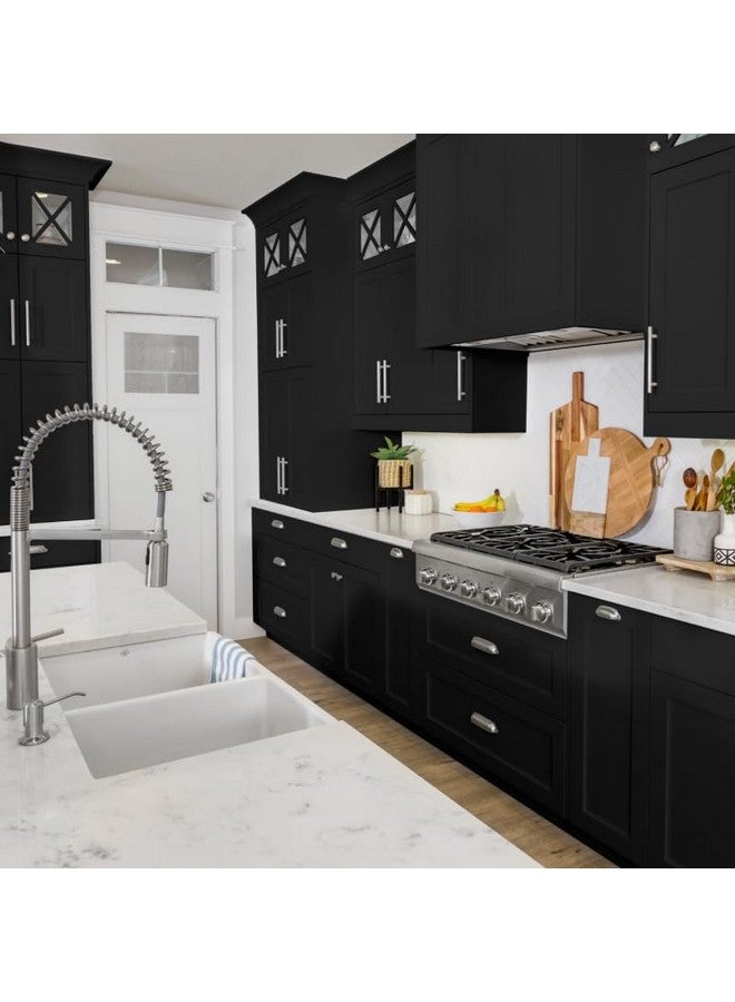 Nuvo Black Deco Cabinet Makeover Kit - Easy DIY 7-Piece Set, Bold Ultra Black, Long-Lasting Finish - Image 3
