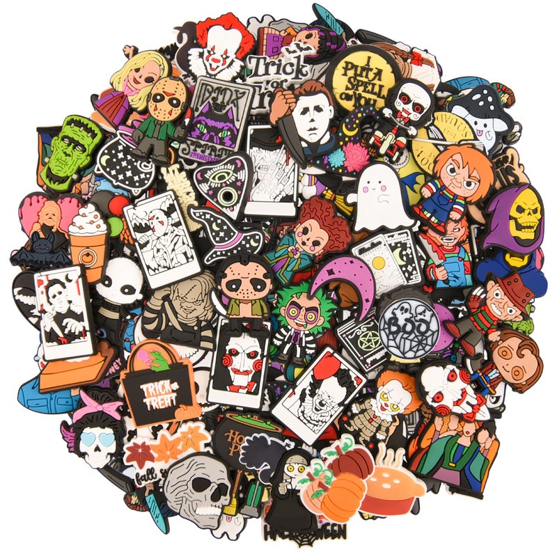 VZDIOR 30 Pieces Women Halloween Shoe Charms Boys Cute Witch Shoe Accessories for Party Favor - Image 1
