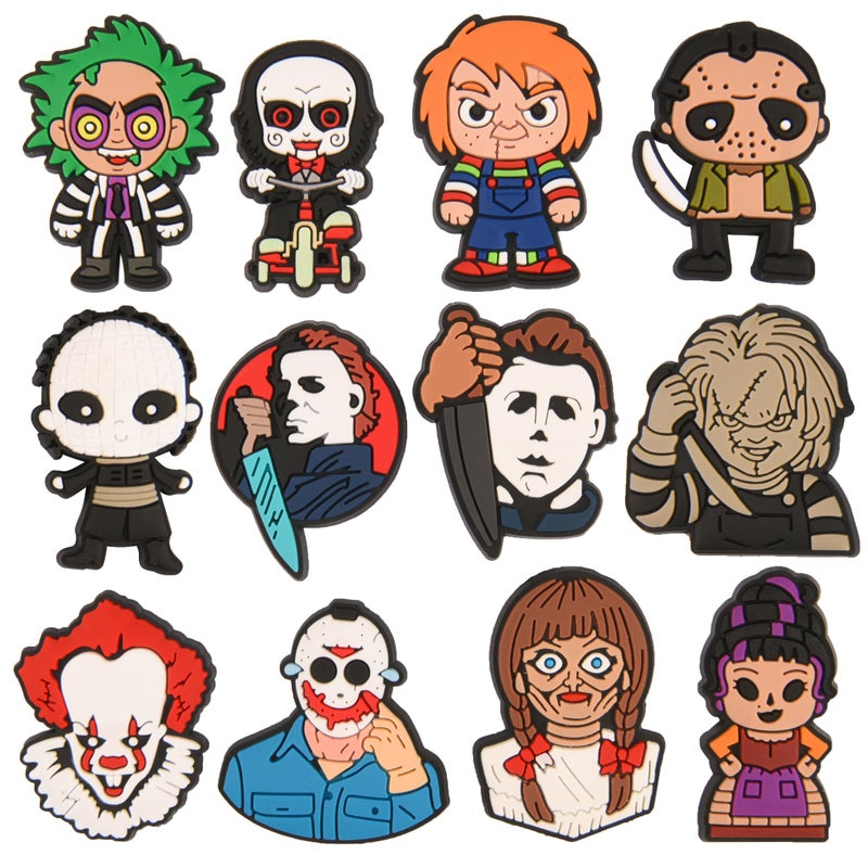 VZDIOR 30 Pieces Women Halloween Shoe Charms Boys Cute Witch Shoe Accessories for Party Favor - Image 2