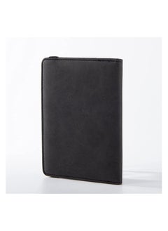 KHAJUL Passport Travel Holder Cover Case with Elastic Strap, PU Leather Rfid Blocking Document Organizer Protector, For Credit & Id Cards, Boarding Passes (Black)  - Image 3