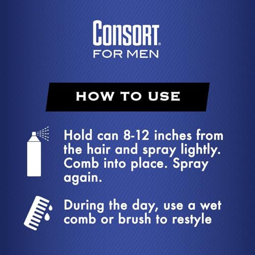 Consort For Men Hair Spray Regular Hold 8.3 oz - Image 2