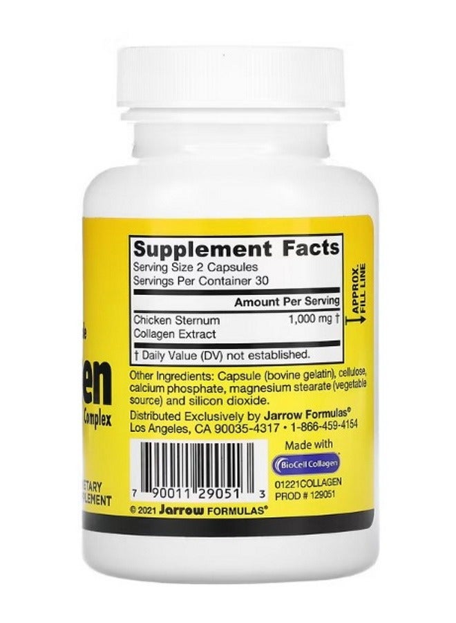 jarrow formulas Type II Bioavailable Collagen Complex 60 Capsules - Image 2