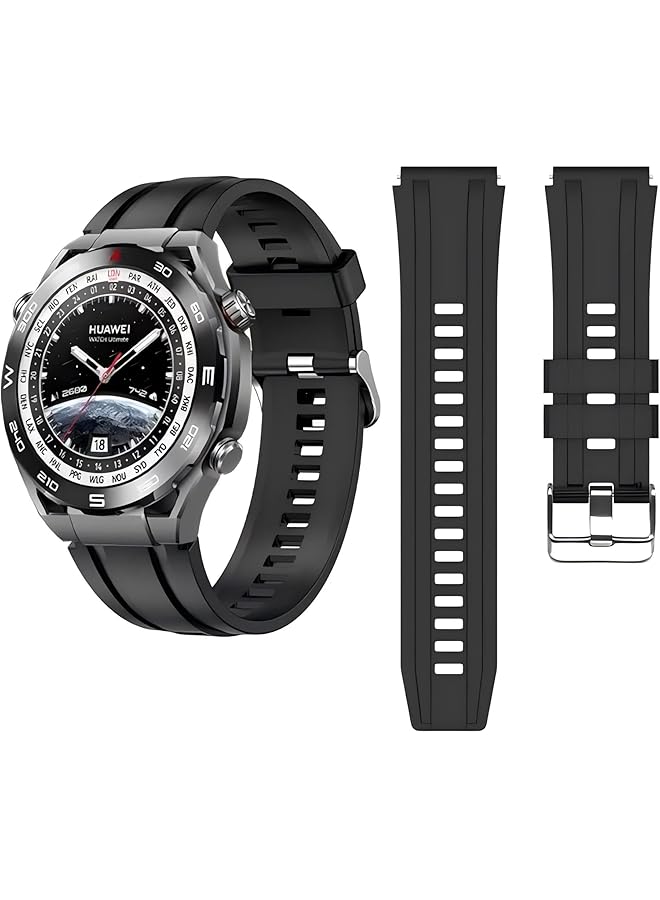 erorex Quick Release Silicone Sport Watch Bands 22Mm Replacement Wrist Strap For Men Compatible With Rolex Seiko Amazfit Huawei 2 Straps  - Image 2