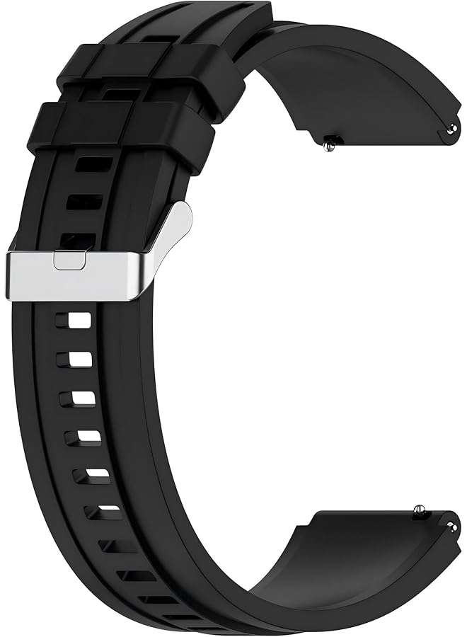 erorex Quick Release Silicone Sport Watch Bands 22Mm Replacement Wrist Strap For Men Compatible With Rolex Seiko Amazfit Huawei 2 Straps  - Image 5