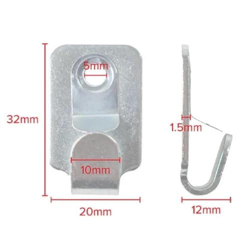 Taskar Heavy Duty Safety Picture Hooks - Pack of 3 30lbs/15kg Load - Image 3
