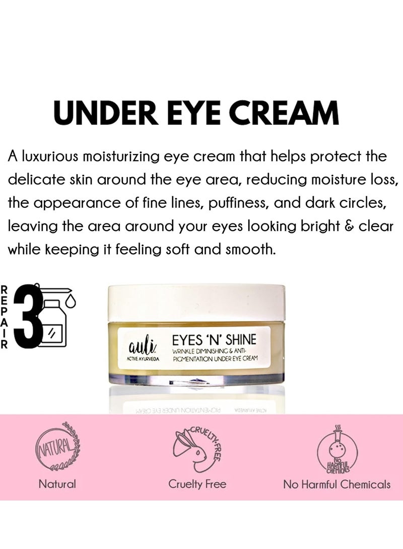 AULI LIFESTYLE Auli Age Defying Under Eye Cream for all skin types 30gm Pack of 2 - Image 2