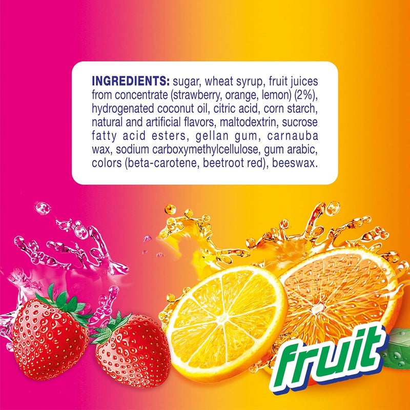 Mentos Chewy Mint Candy Roll - Fruit Flavor - Image 3