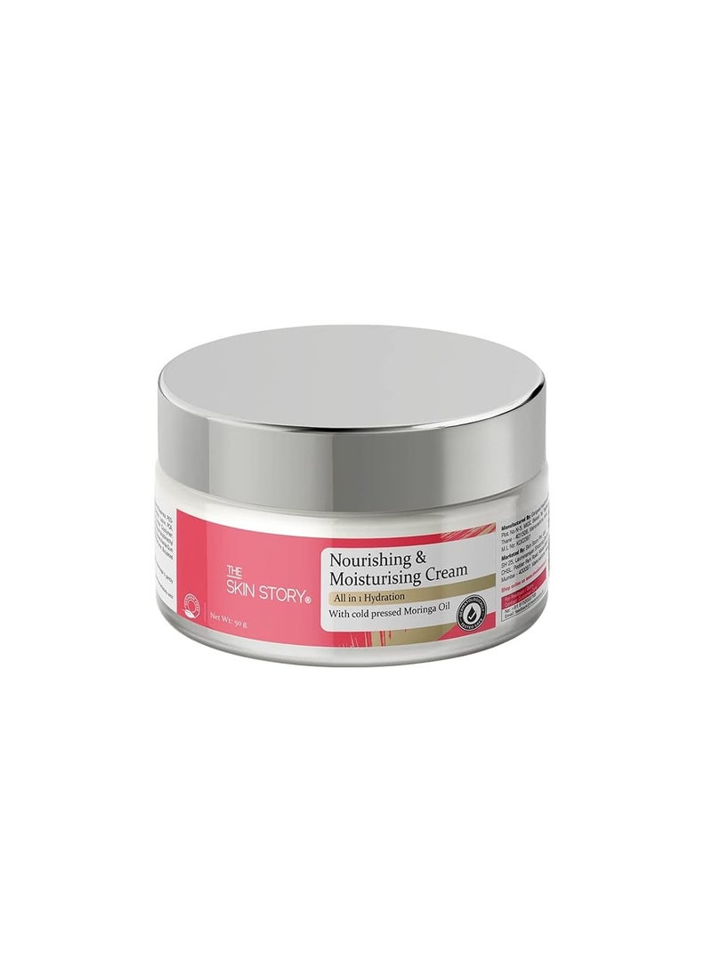 Skin Story Clean Beauty The Skin Story Moisturising Cream Light Weight Intense Hydration Non Oily All Skin Types  - Image 1