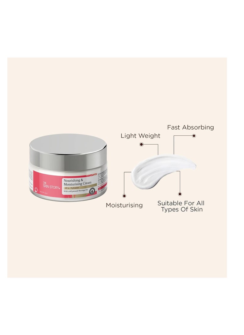 Skin Story Clean Beauty The Skin Story Moisturising Cream Light Weight Intense Hydration Non Oily All Skin Types  - Image 4