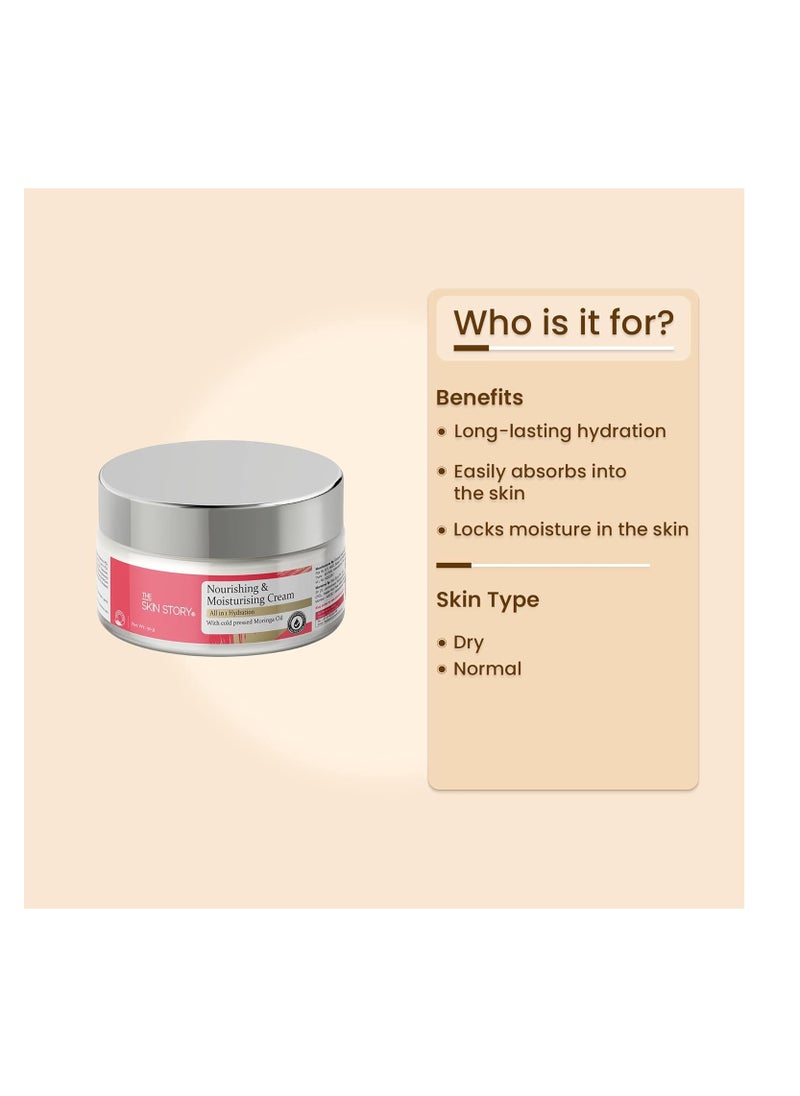 Skin Story Clean Beauty The Skin Story Moisturising Cream Light Weight Intense Hydration Non Oily All Skin Types  - Image 3