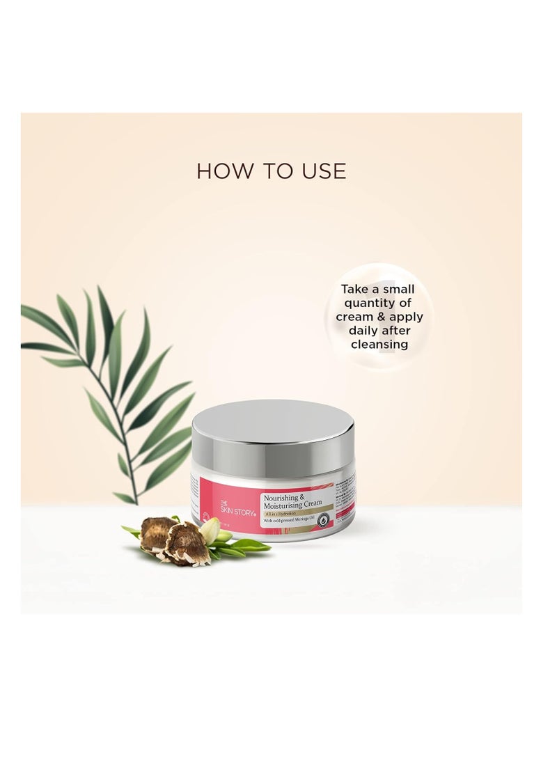Skin Story Clean Beauty The Skin Story Moisturising Cream Light Weight Intense Hydration Non Oily All Skin Types  - Image 2
