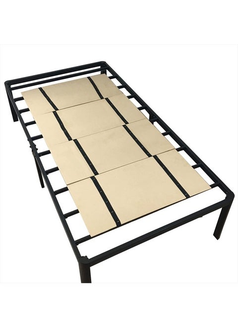 Foldable Box Spring, Bunkie Board, Bed Support Slats for Support to Streamline and Minimize the Bed, No Assembly Needed, Twin Size, 60 x 30