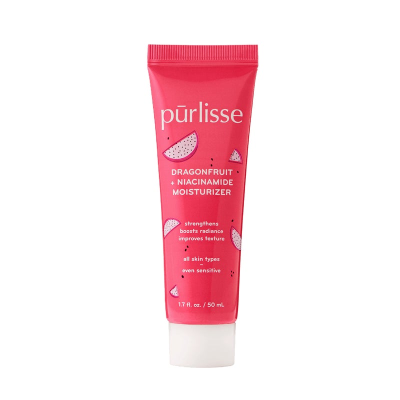 prlisse Dragonfruit Niacinamide Hydrating Face Moisturizer Face Moisturizer for Radiance Improved Texture Strengthens Skin Barrier Reduces Blemishes Fights Signs of Aging 17 Fl oz