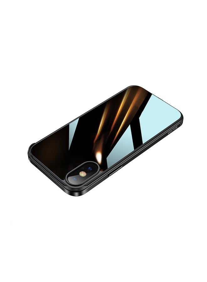 Case For iPhone XR Shockproof Aviation Aluminum Metal Frame + Nano Glass + TPU Protective Case