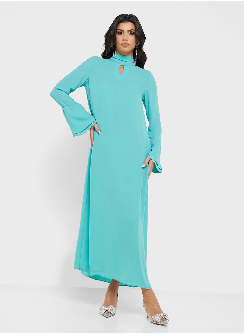 VERO MODA Keyhole Neck Dress  - Image 4