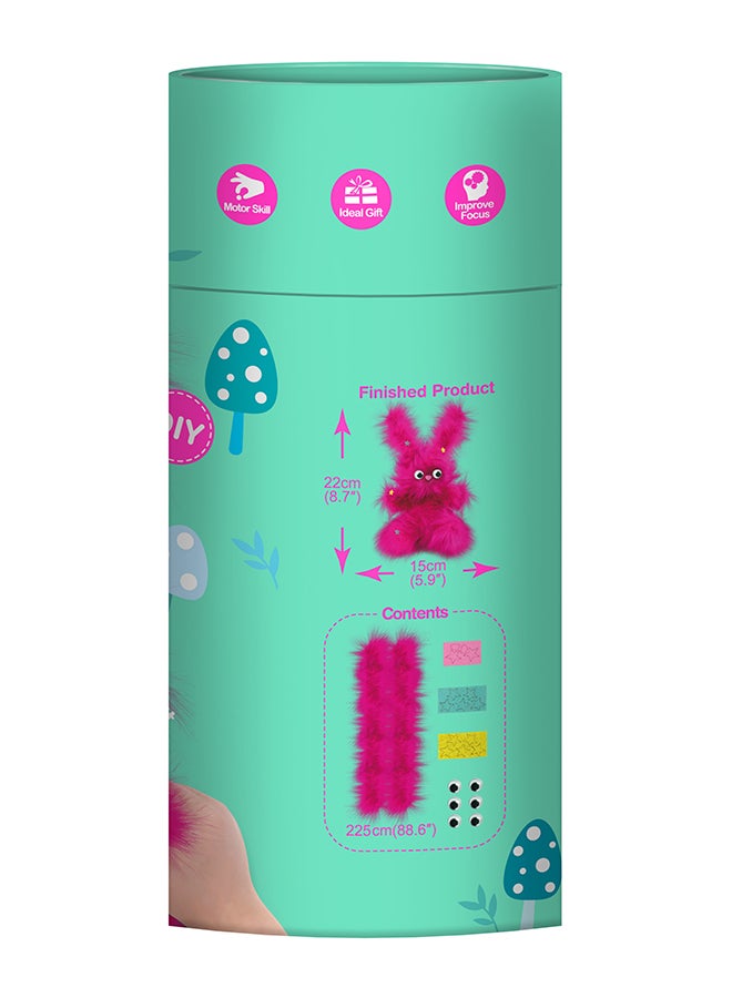 Avenir Crazy Fuzzy Bouncing Bunny Craft Kit – Fun Hands-On DIY ProjeCountfor Kids | Creative Educational Activity for Self-Esteem, Learning & Play - Image 4