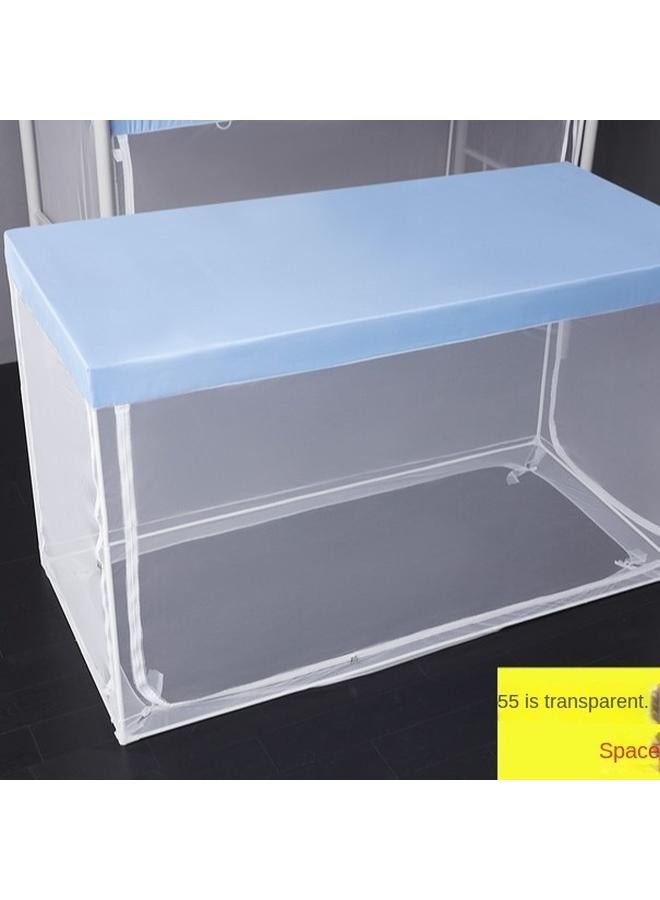 Bluejw Three-door Student Dormitory Mosquito Net Upper And Lower Bunk Universal Dormitory 0.9 Meters Single Bed With Bracket Iron Frame Bed Mosquito Net - Image 2