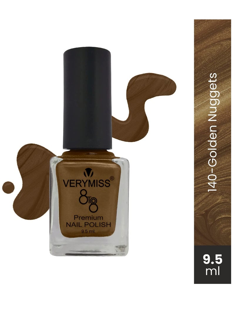 Verymiss Premium Nail Polish 9.5ml Golden Nuggets - Image 2