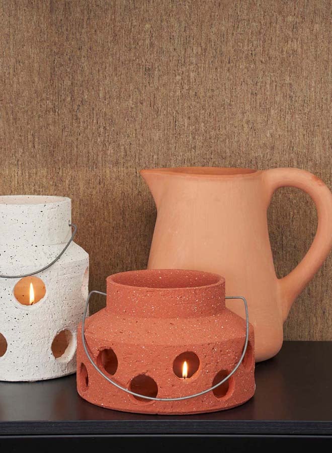 Suncoast Suncoast Pietra Lantern Terracotta (S) - Beige  - Image 4