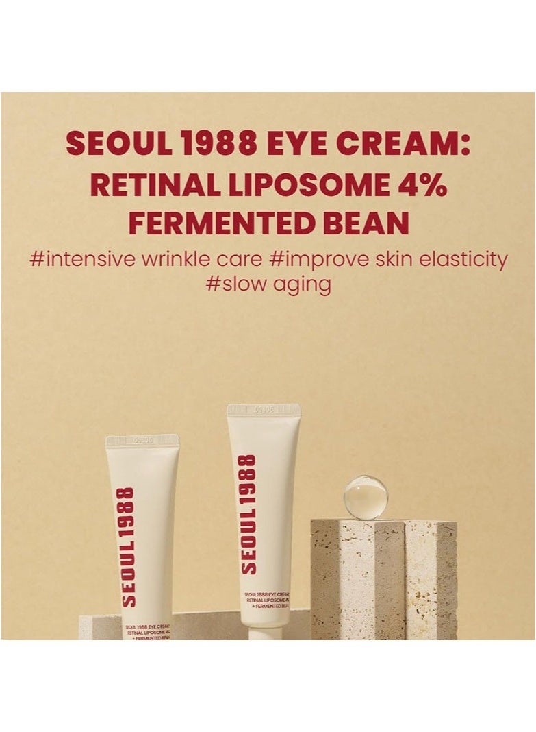 Seoul 1988 Retinol Eye Cream 4% – Brightening Korean Skincare for Dark Circles & Melasma – Cream Halla Formula Dark Spot Remover and Anti-Aging Skin Care(Packaging May Vary) - Image 3