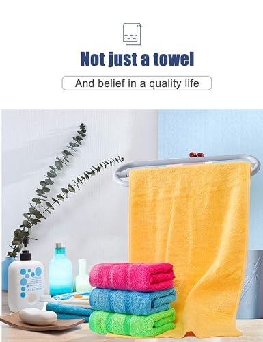 MEMRUI Multicolor Fingertip Towels for Bathroom - Kids Face Towels, 10 x 18 Inches, 8 Pcs in 4 Colors - Image 5