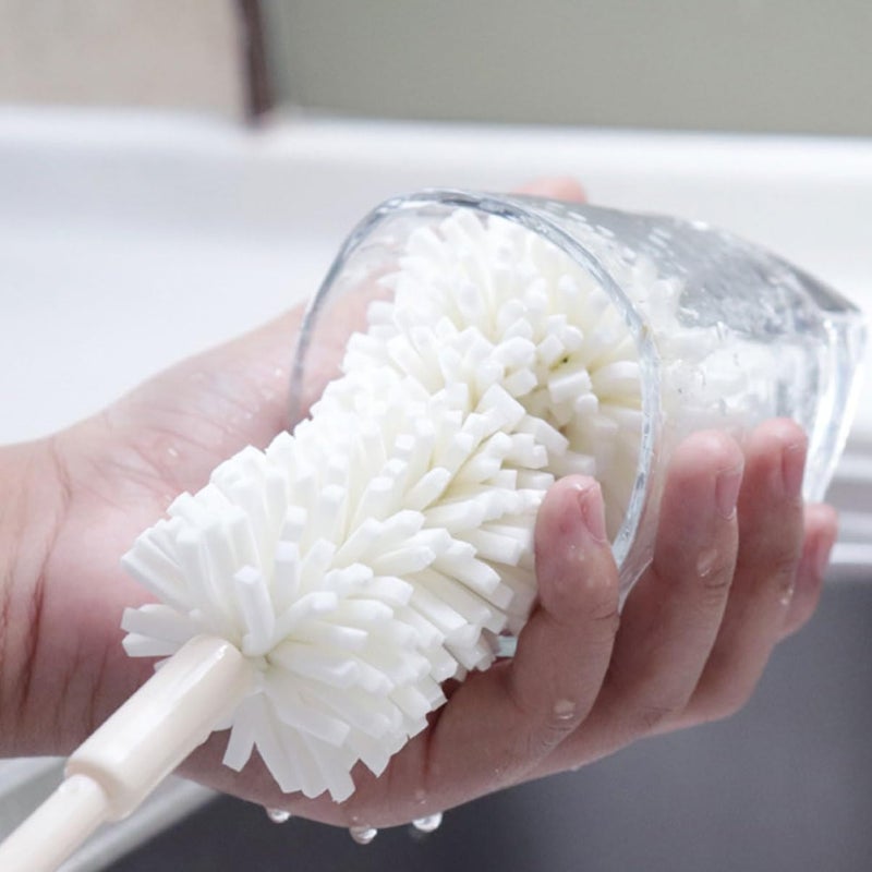 Long Handle Bottle Cleaning Brush Sponge 2 Pack Insulation Cup Scrubber - Image 4