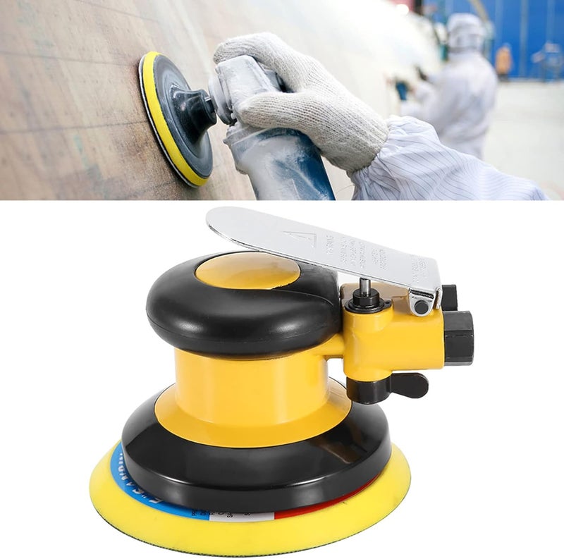 KANASI Pneumatic Sander, 5 inch handheld air grinder polisher 10000RPM for automotive metal wood polishing - Image 3