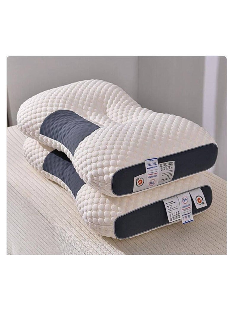 BAIG 2 Pieces Polyester Pregnancy Neck Pillow Body Sleep Side Sleeper Ergonomic Pillow Baby Bed Lumbar Cervical Home Textile  - Image 1