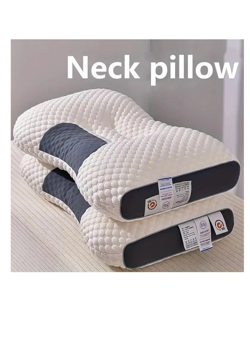 BAIG 2 Pieces Polyester Pregnancy Neck Pillow Body Sleep Side Sleeper Ergonomic Pillow Baby Bed Lumbar Cervical Home Textile  - Image 2