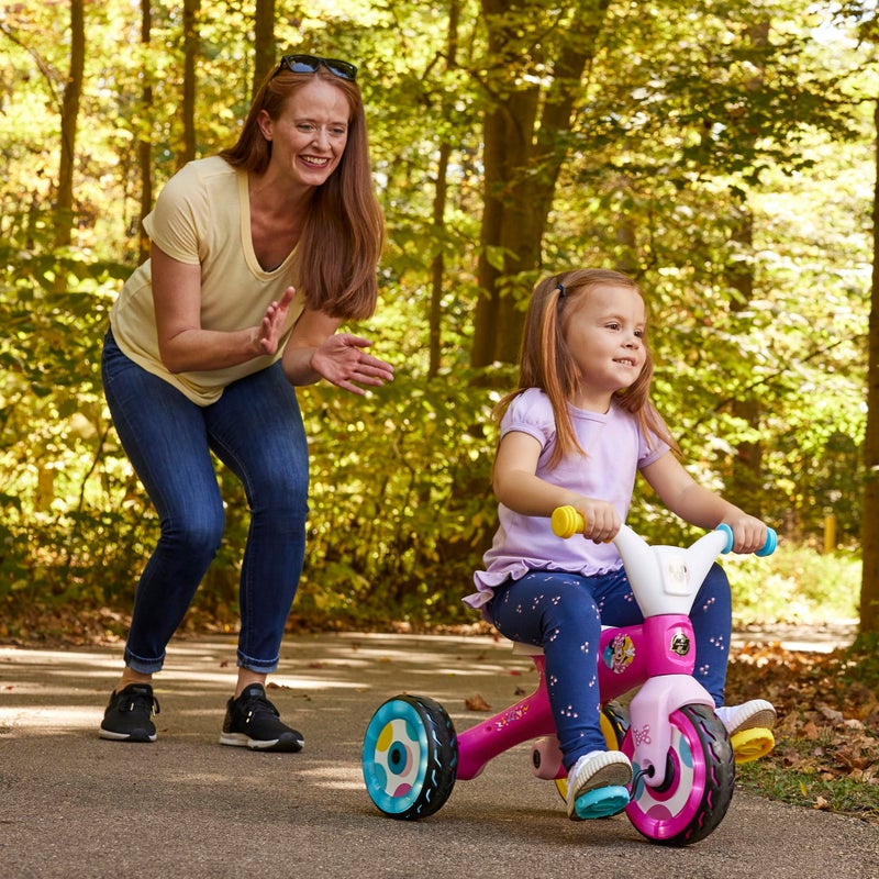 Huffy Disney Minnie Mouse Light Up Kids' Trike, Ideal for Ages 3+, Minnie Mouse Graphics, Colorful and Playful Design, Simple Coaster Brake, Sturdy and Durable, Safe for Toddlers, Girl's - Image 5
