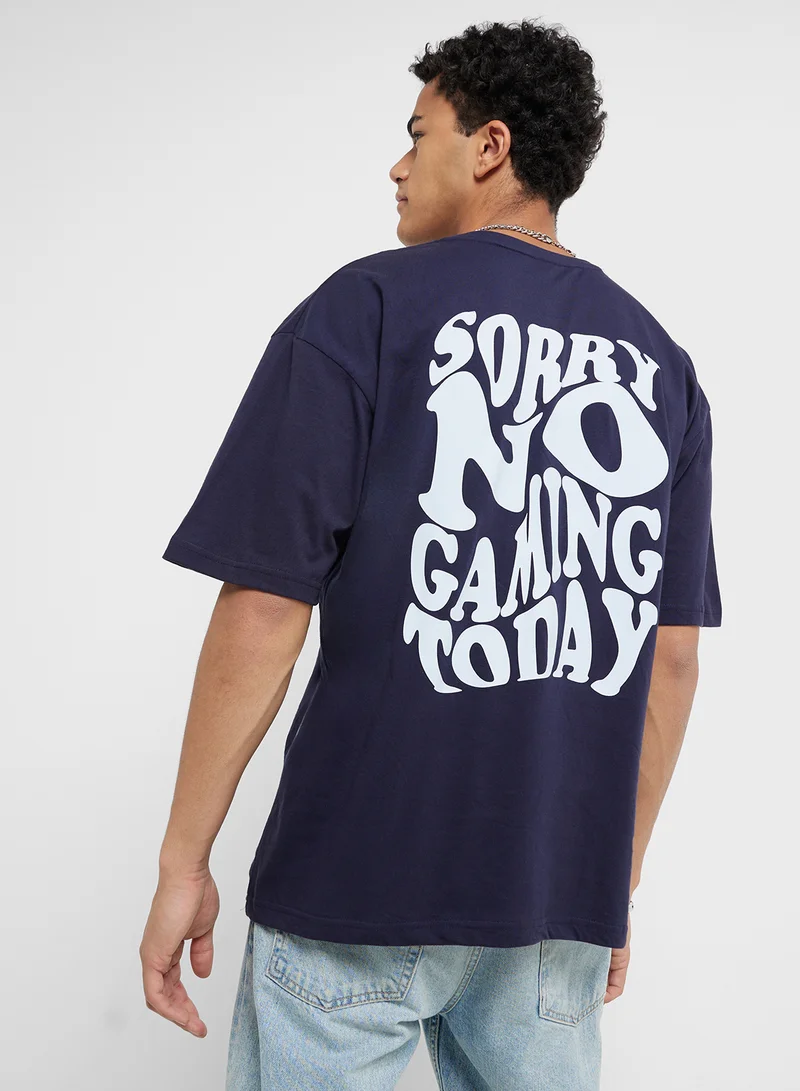 Seventy Five Oversized Graphic T-Shirt