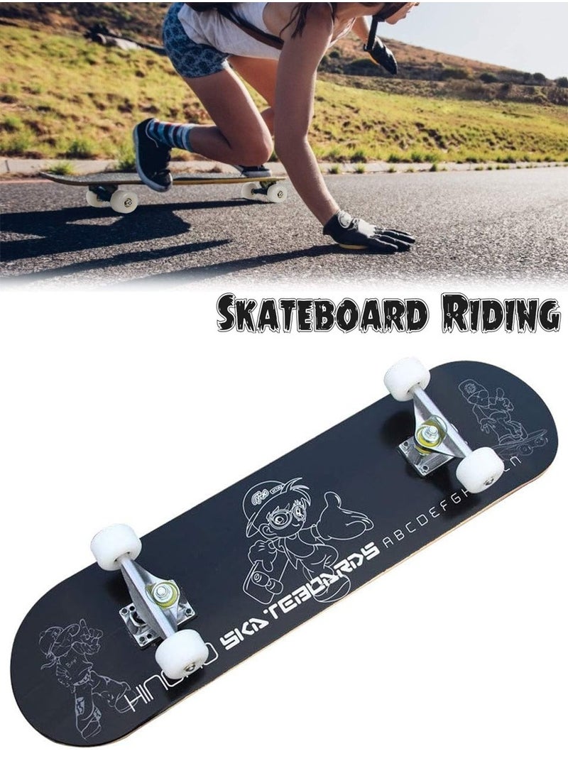 AVENGERS Double Kick Standard Skate Board 31 x 8 Inch, High Quality 7 Layer Canadian Maple Concave Deck Professional Skateboard Ideal for All Level Skaters, Beginners, Experts, Suitable For Boys And Girls  - Image 1