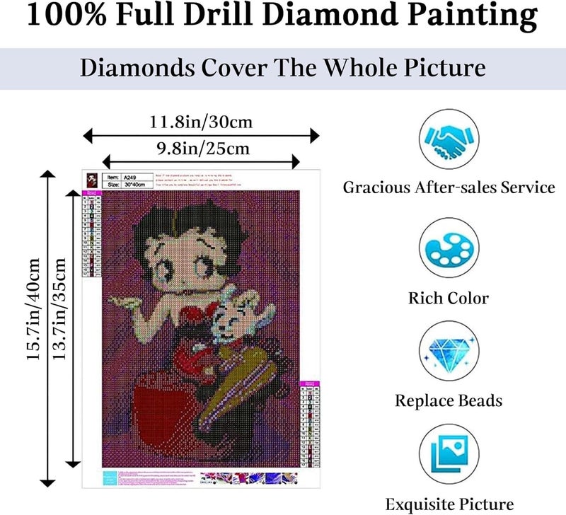 JAKI Diamond Painting Kits for AdultsSquare Diamond Art Kits AdultsDIY 5D Full Drill Art Perfect for Relaxation and Home Wall Decor12x16inch - Image 5