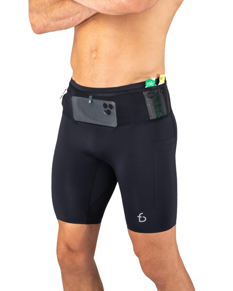 FlipBelt Men's Compression Shorts 3.0 - Black - M - Image 1