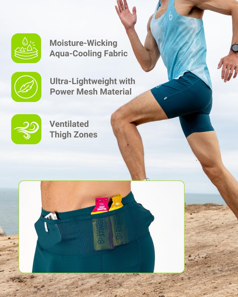 FlipBelt Men's Compression Shorts 3.0 - Black - M - Image 4