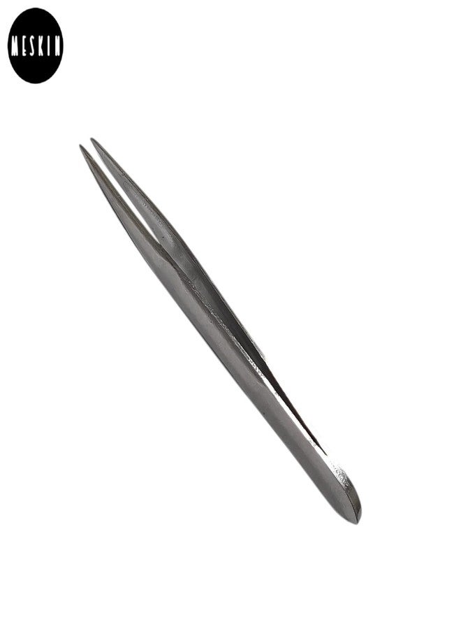 MESKIN Precision Pointed Tweezer - Professional Stainless Steel Tool for Eyebrow Plucking (Pack of 1) - Image 2