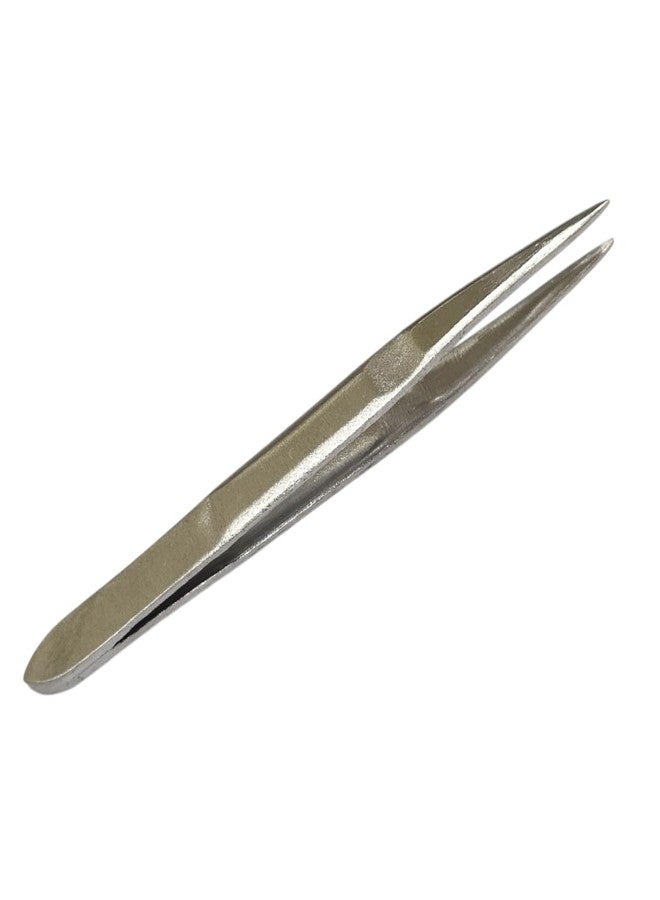 MESKIN Precision Pointed Tweezer - Professional Stainless Steel Tool for Eyebrow Plucking (Pack of 1) - Image 1