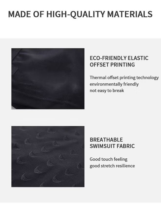 fdsport 6 Pcs Swimming Set Swimwear Swim Goggles Swim Jammers Swim Caps Nose Clip Earplugs Waterproof Bag Case,Suitable for Adult Men,Women,Teenagers,Beginners, Professionals  - Image 5