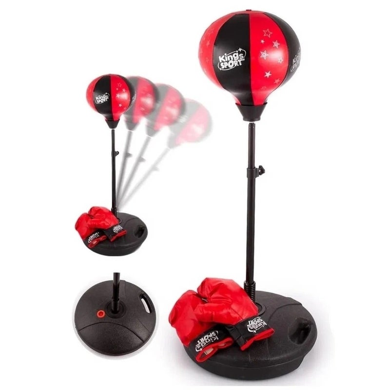 كينج سبورت ستاند ملاكمة كبير مع القفازات 110 سم - 143881-1 - Image 2