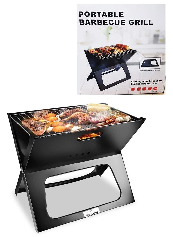 We Happy - Portable Outdoor Barbecue X Type Charcoal Grill | Foldable & Easy to Use - Image 1